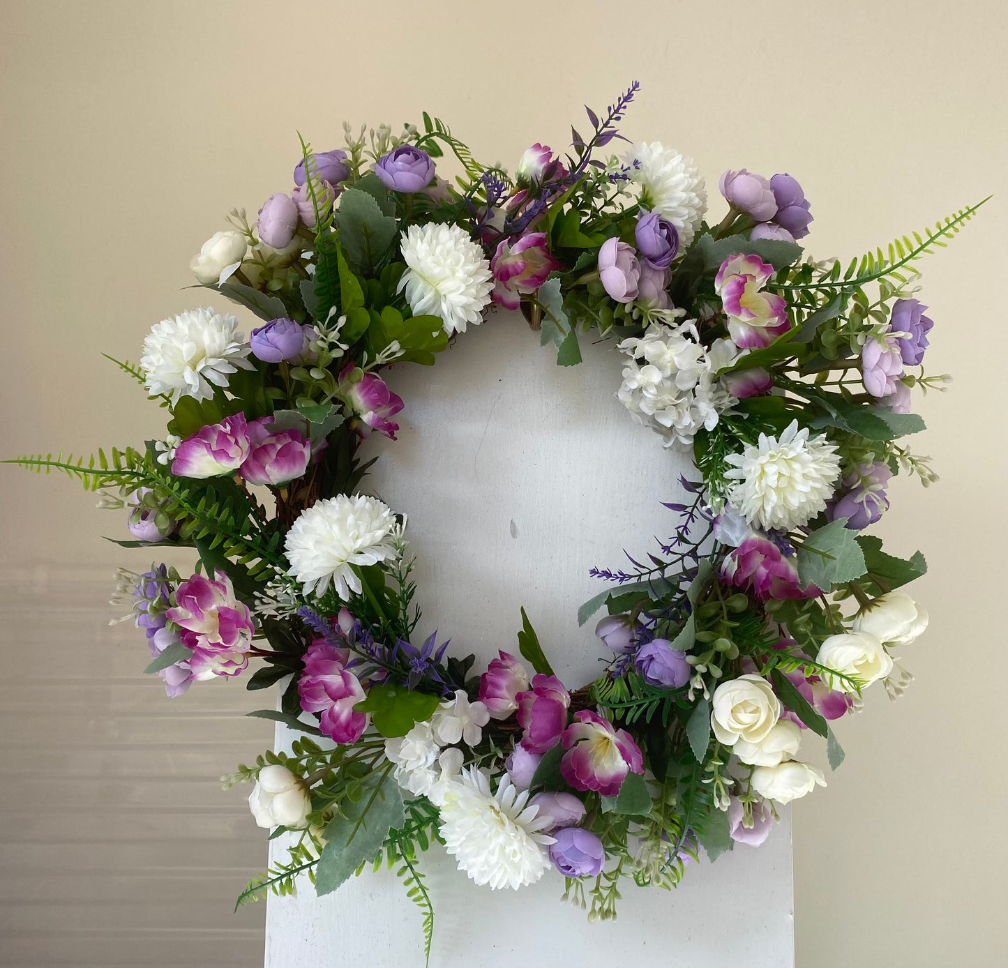 Soft Lilac & Blush Wreath (Introductory Price