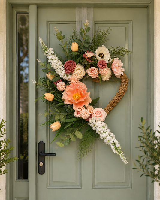 Peach Blossom Heart
