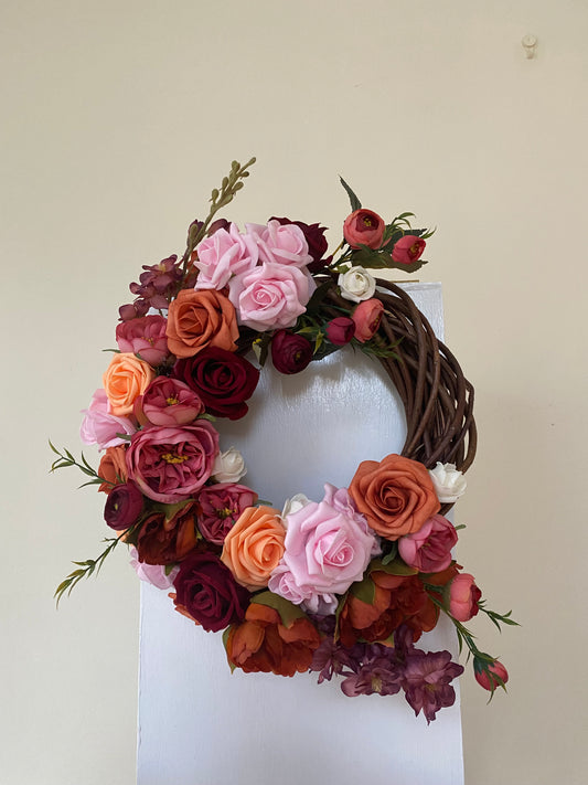 Willow Rose Wreath