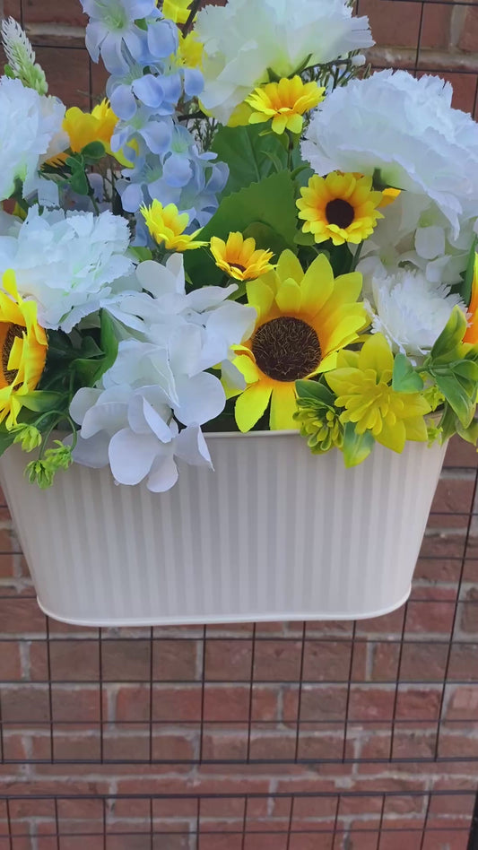 Trellis Hanging Floral Arrangement